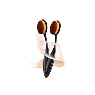 Imagen 2 del producto Brocha Pincel Cepillo Ovalada Contorno Base Maquillaje