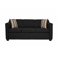 SOFA VENECIA 3 CUERPOS LINO NEGRO