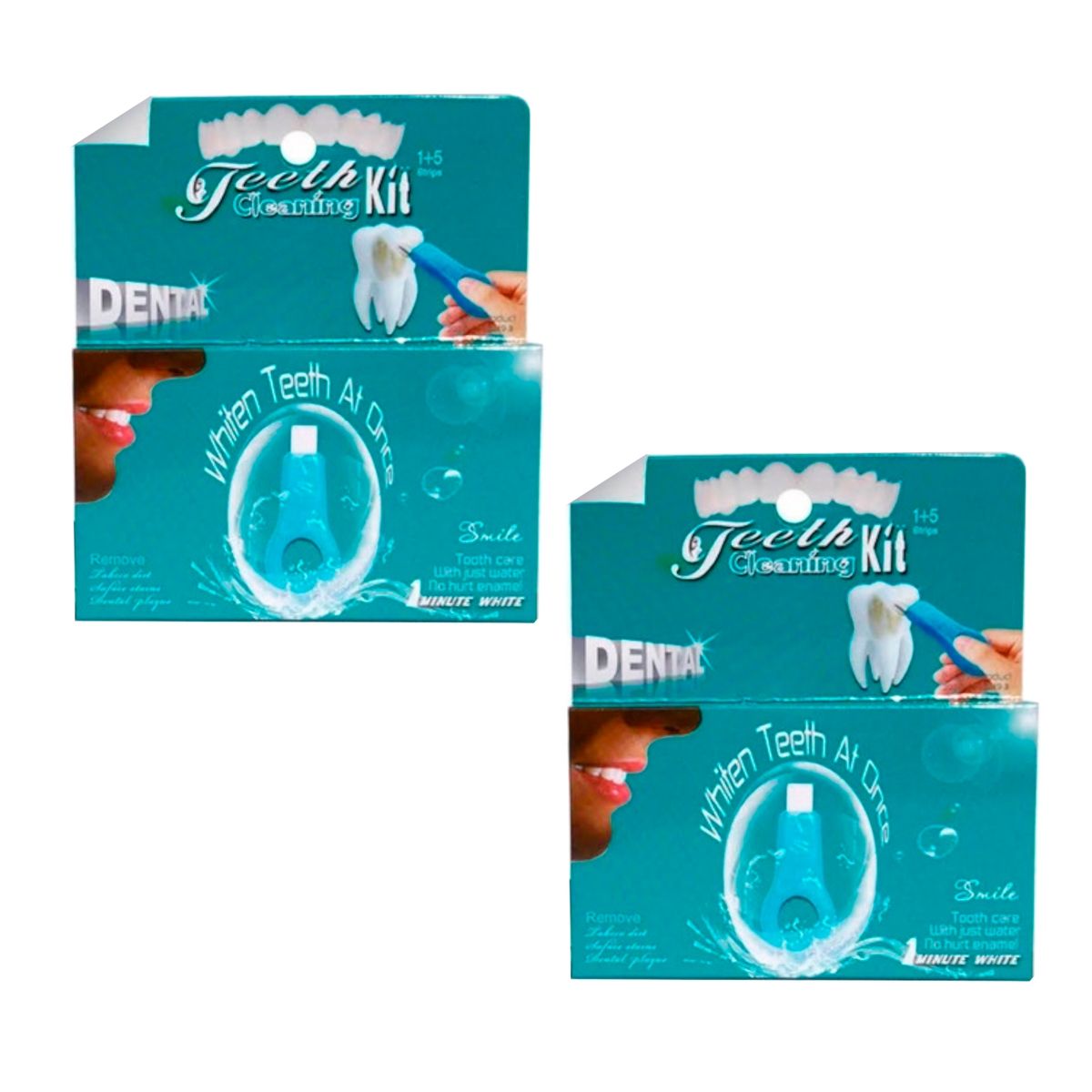 GENERICO - Pack X2 Blanqueador Dental Instantaneo Dientes Mas Blancos 1