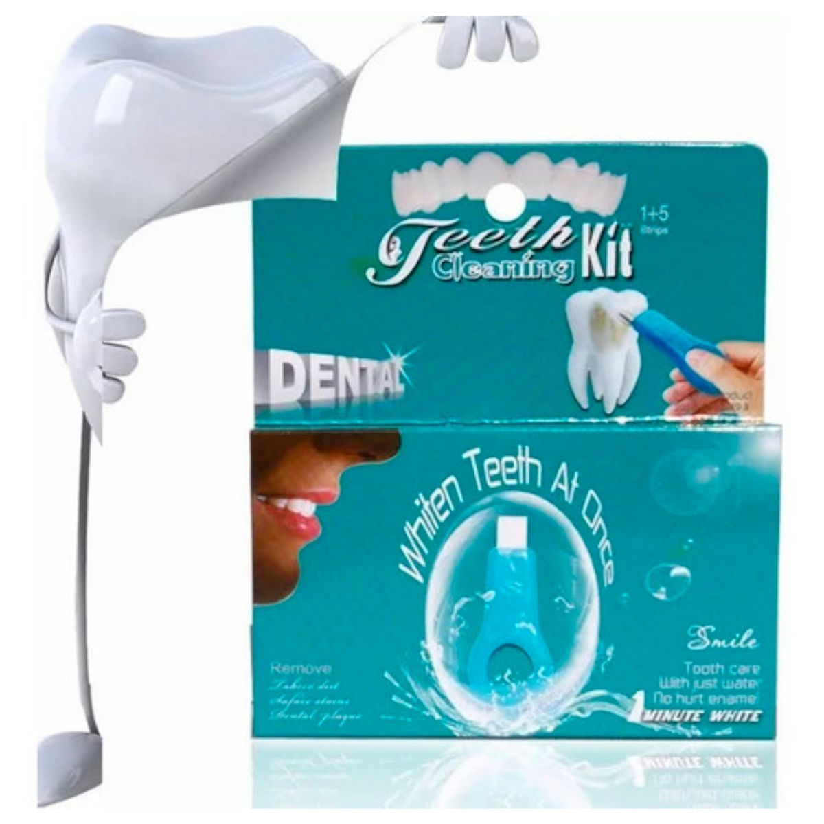 GENERICO - Pack X2 Blanqueador Dental Instantaneo Dientes Mas Blancos 1