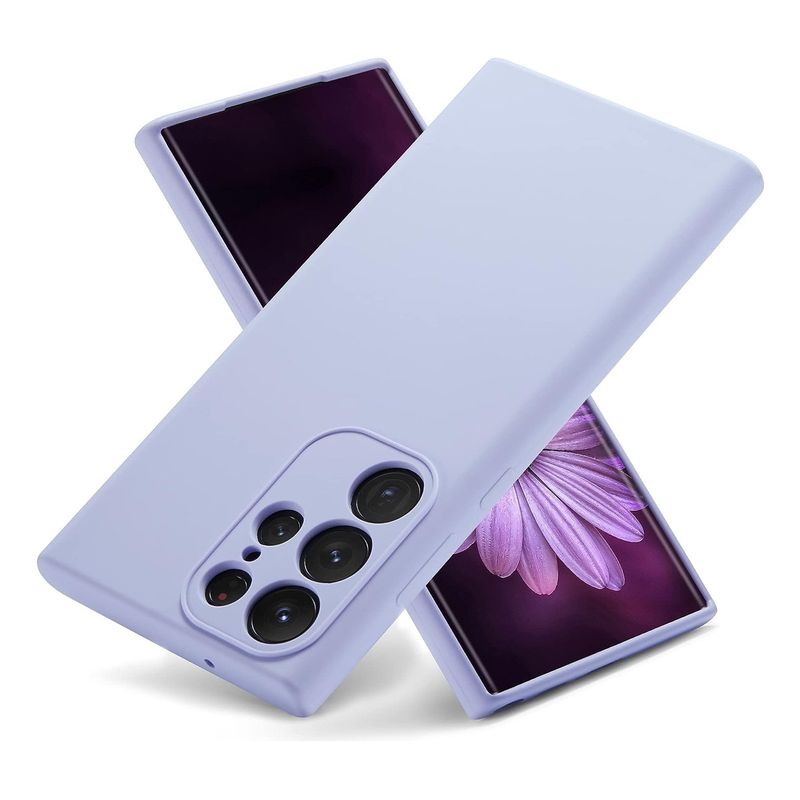 GENERICO - Carcasa Silicona Slim Para Samsung S23 Ultra Violeta