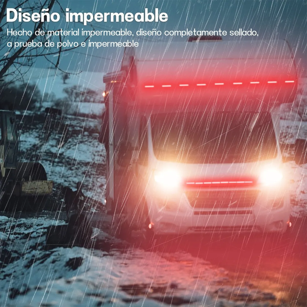 YAYKO - Foco Luz Lateral Posición 9 Led Bi-volts Impermeable 10 Pcs