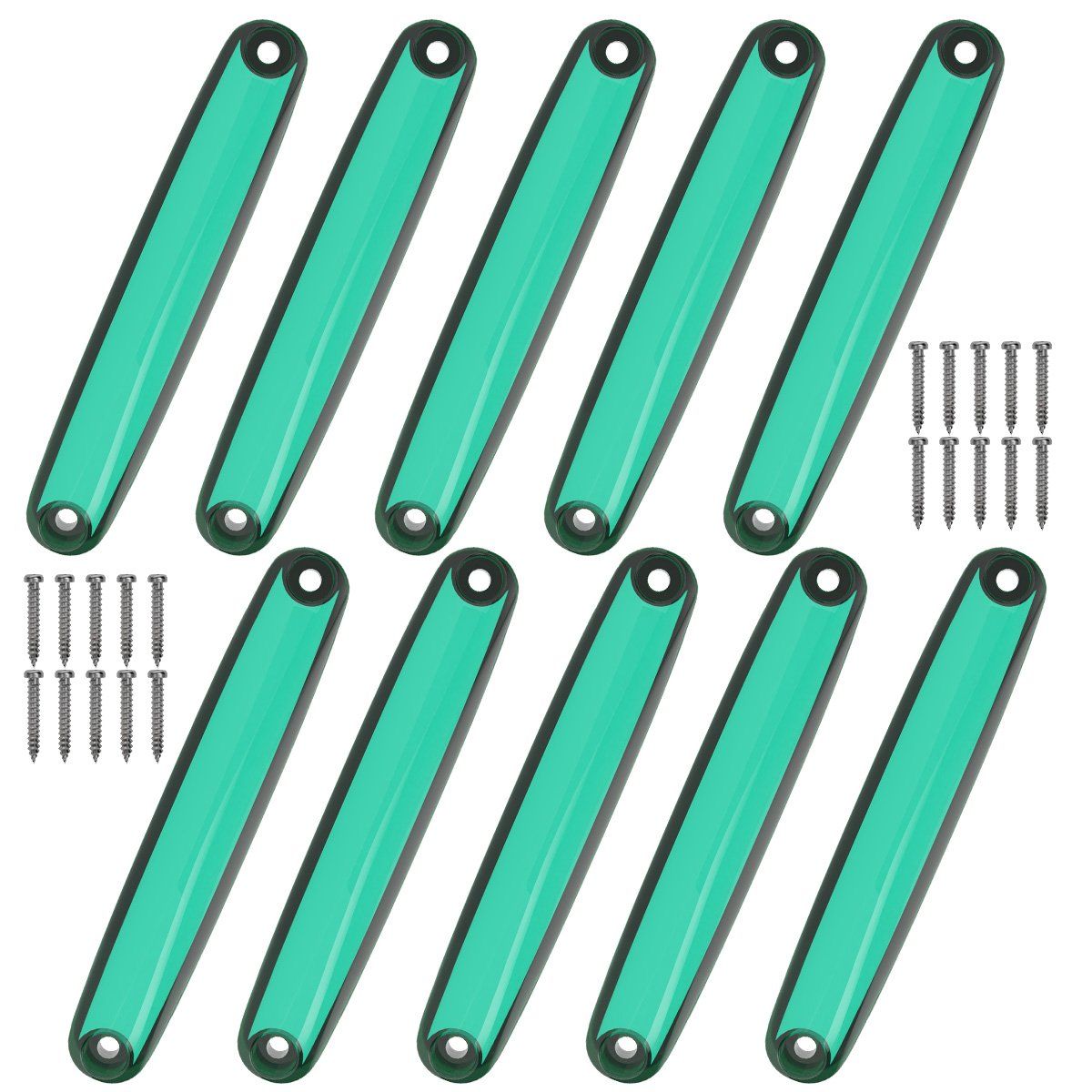 YAYKO - Foco Luz Lateral Posición 9 Led Bi-volts Impermeable 10 Pcs