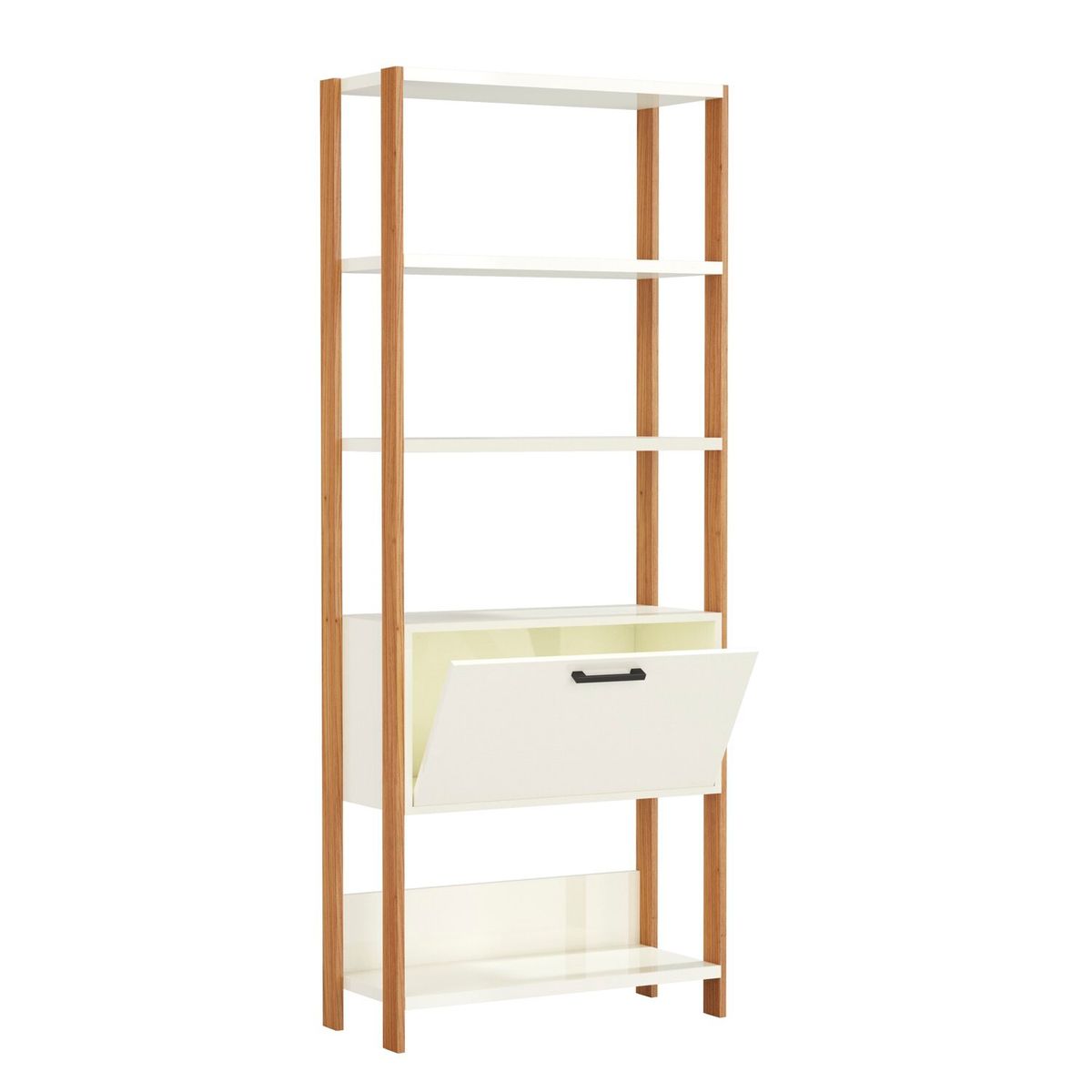 ROCA - Estante Cucao 1 Puerta Roca Roble-Blanco