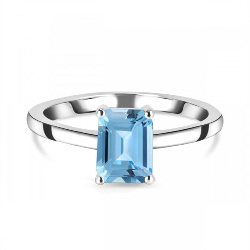 ROKASS JOYAS - ANILLO BUGUETTE DE AGUAMARINA