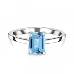 ROKASS JOYAS - ANILLO BUGUETTE DE AGUAMARINA