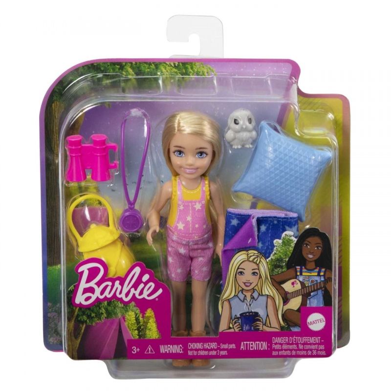 MATTEL - MATTEL HDF77 BARBIE ¡ VAMOS DE CAMPING ! CHELSEA MUÑECA
