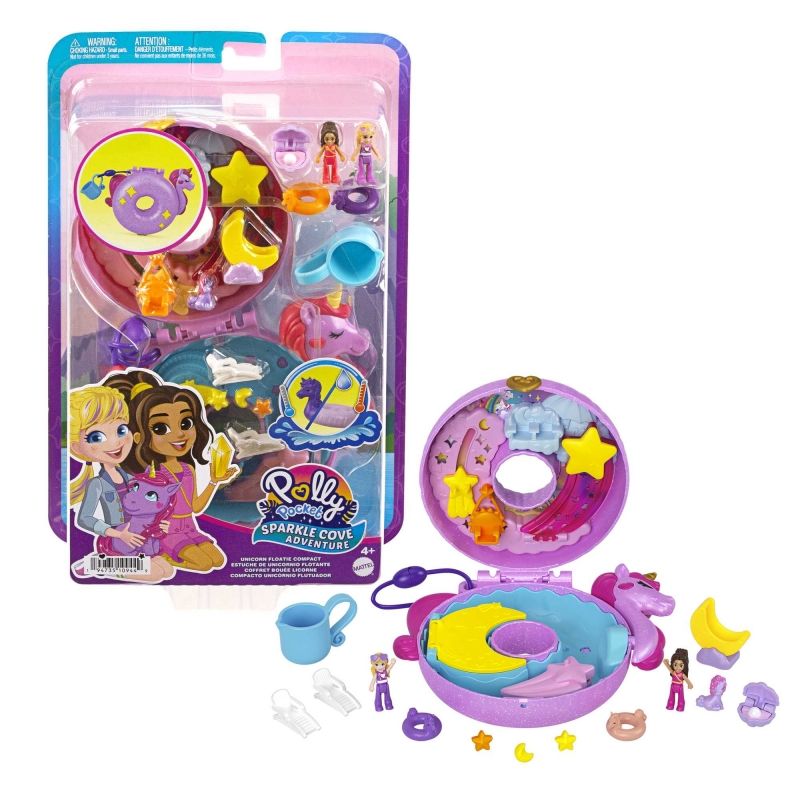 MATTEL - MATTEL HKV44 POLLY POCKET SPARKLE COVE ADVENTURE UNICORN