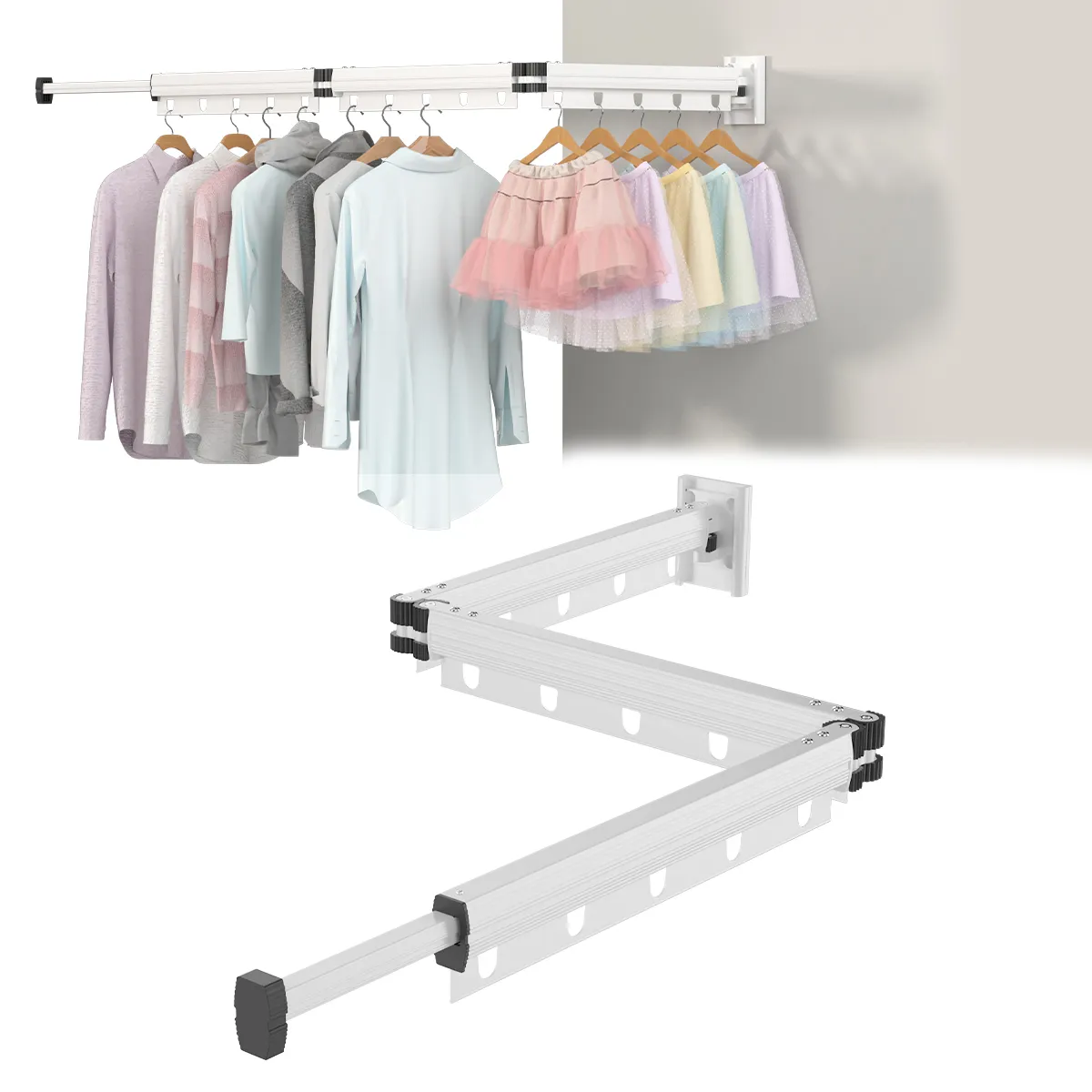 YAYKO - Tendedero Plegable colgadores de ropa  Ajustable