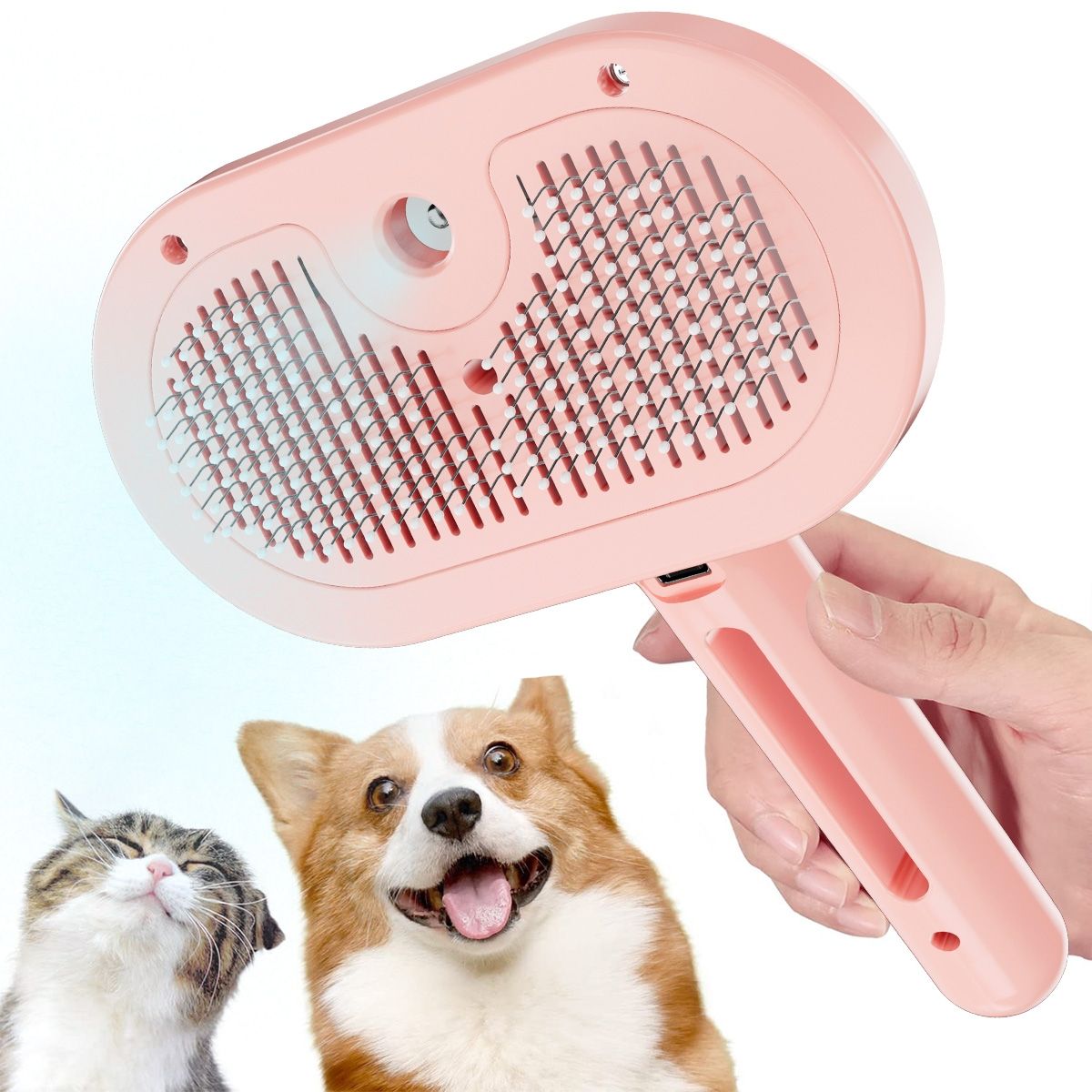 YAYKO - 2 En 1 Cepillo Quita Elimina Pelos De Mascotas Perro Y Gato