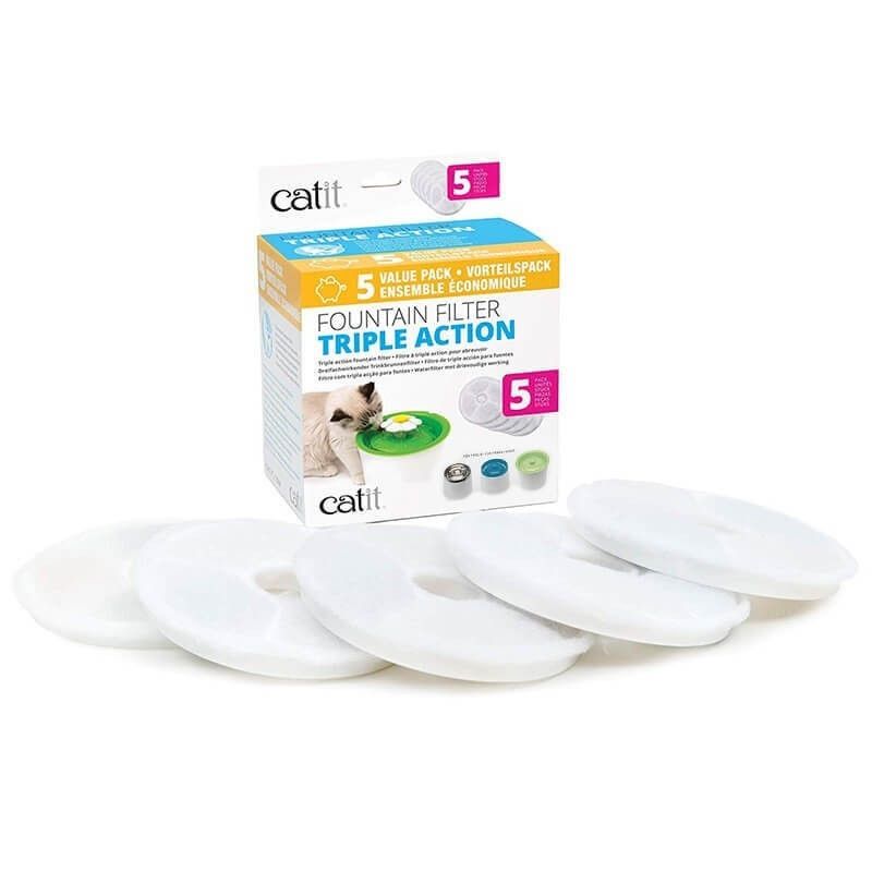 CATIT - Catit Filtro Fuente Flower Fountain 5 unidades