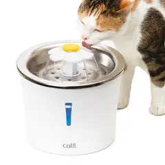 CATIT - Fuente Flower Acero Inoxidable 3 Lts