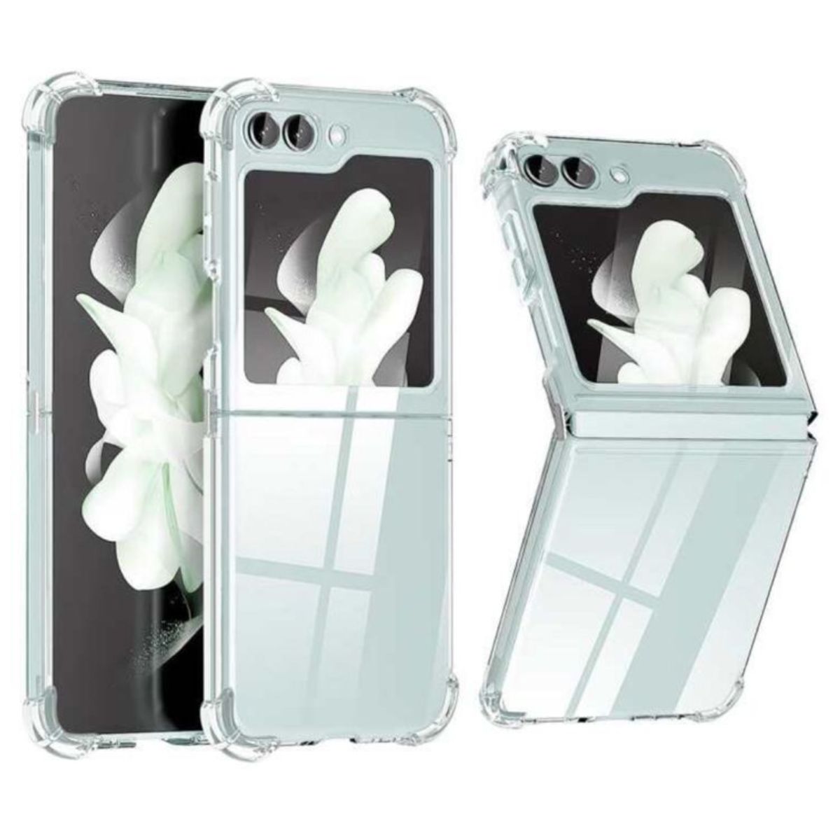 GENERICO - Carcasa Transparente Reforzado Para Samsung Galaxy Z Flip 5