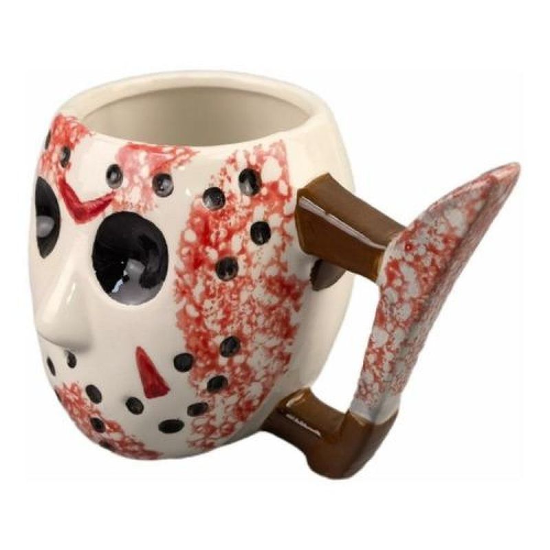 GENERICO - Tazón 3d Mascara Jason Voorhees De Viernes 13 - Negro