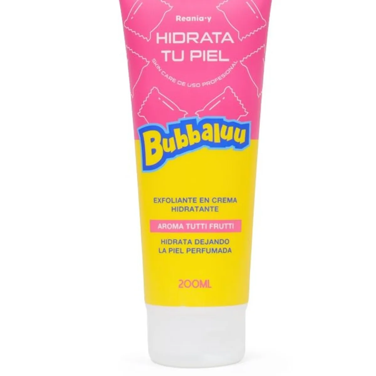 GENERICO - Exfoliante En Crema Hidratante Bubbaluu Aroma Tutti Frutti 200ml-