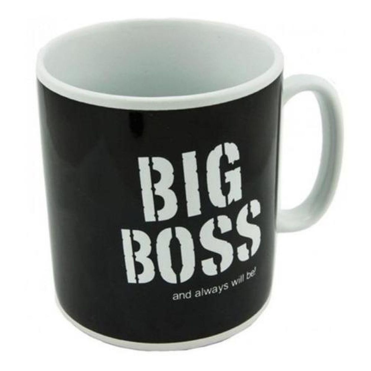 GENERICO - Taza Tazón Mug Xl Gigante Big Boss 800 Ml - Negro.