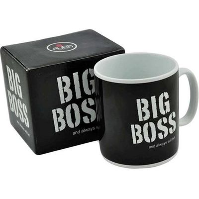 Imagen 2 del producto Taza Tazón Mug Xl Gigante Big Boss 800 Ml - Negro.