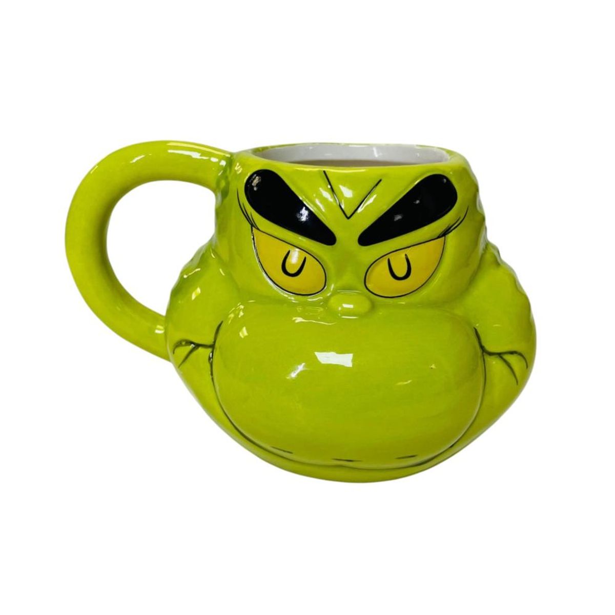 GENERICO - Tazón 3D cerámica el Grinch de navidad