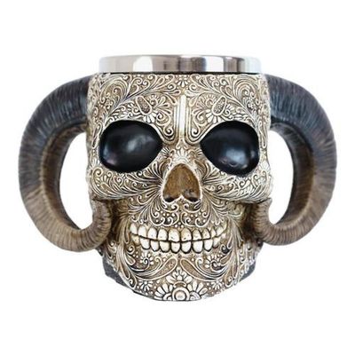 Generico Taza Tazón Mug Cervecero Vikingo 3D Medieval