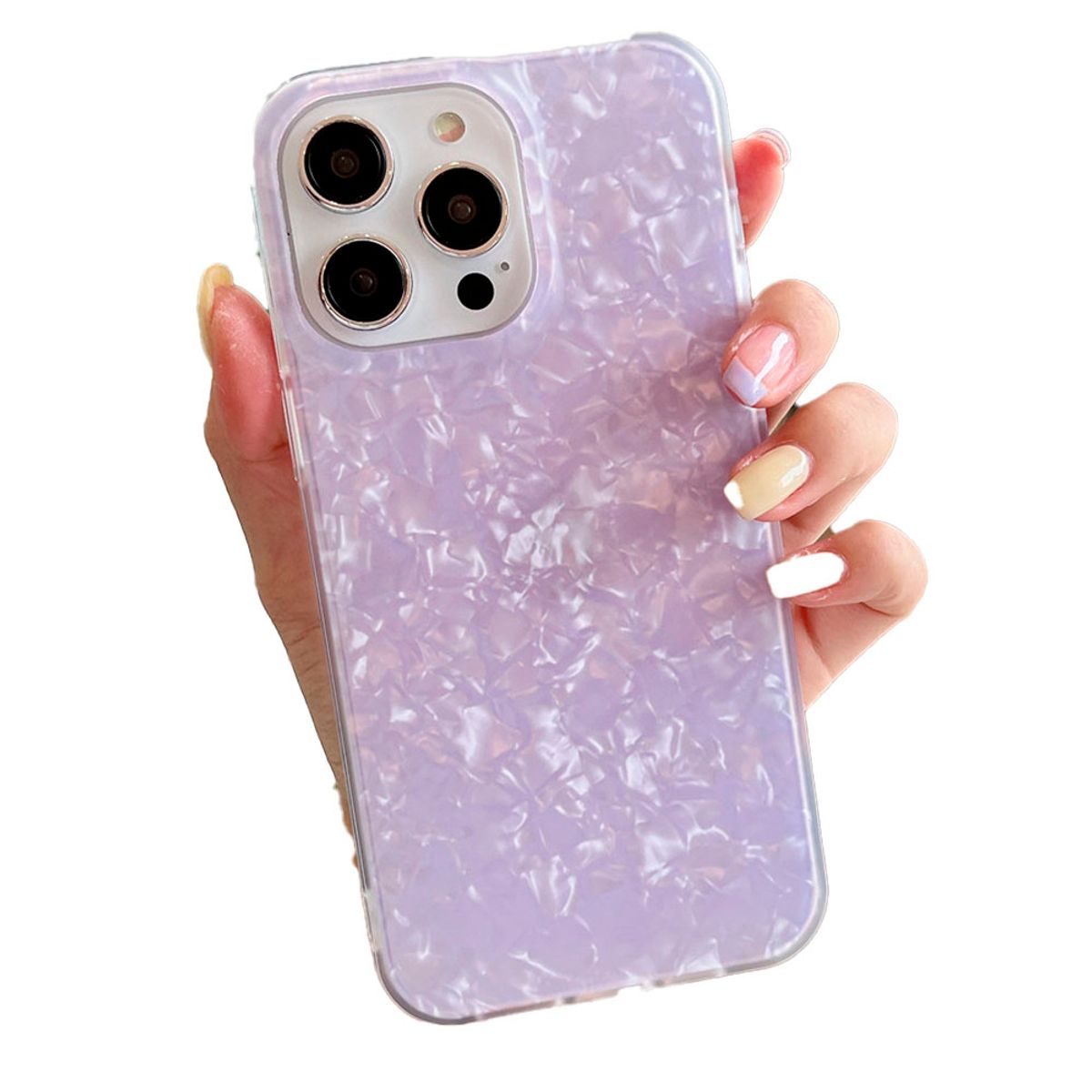GENERICO - Carcasa Vanan Shine Brillante Para iPhone 13 / 14 Lila