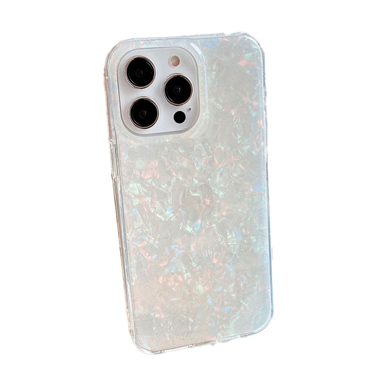 GENERICO - Carcasa Vanan Shine Brillante Para iPhone 14 Pro Blanco