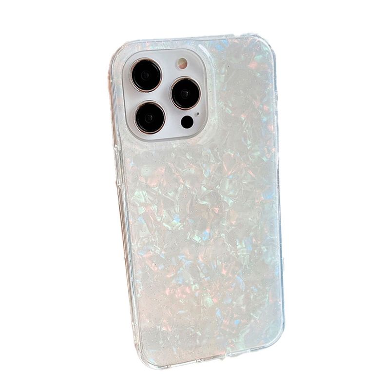 GENERICO - Carcasa Vanan Shine Brillante Para iPhone 14 Pro Blanco