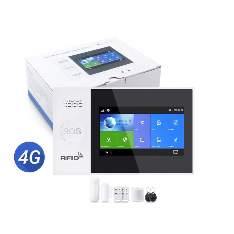 SMART LIFE - 4G Central De Alarma Inteligente Wifi Touch S30t- HOMOLOGADA
