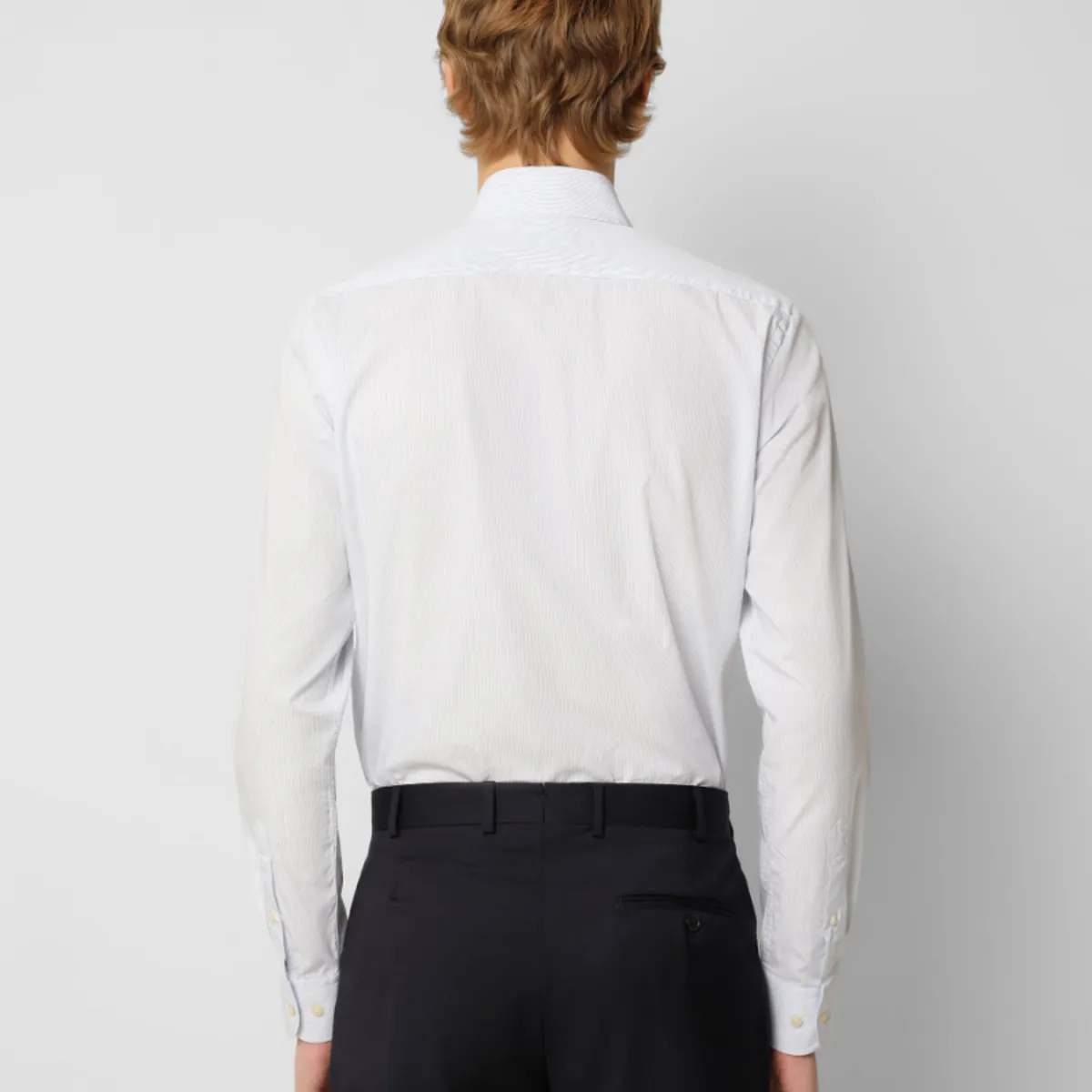 SCALPERS - Camisa Rayas Calavera Contraste Skyblue Stripes