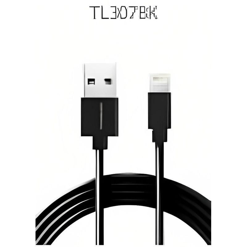TECNOLAB - CABLE DE IPHONE Y IPAD USB A LIGHTNING CERTIFICADO POR  APPLE  BLACK