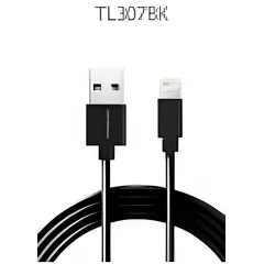 TECNOLAB - CABLE DE IPHONE Y IPAD USB A LIGHTNING CERTIFICADO POR APPLE BLACK