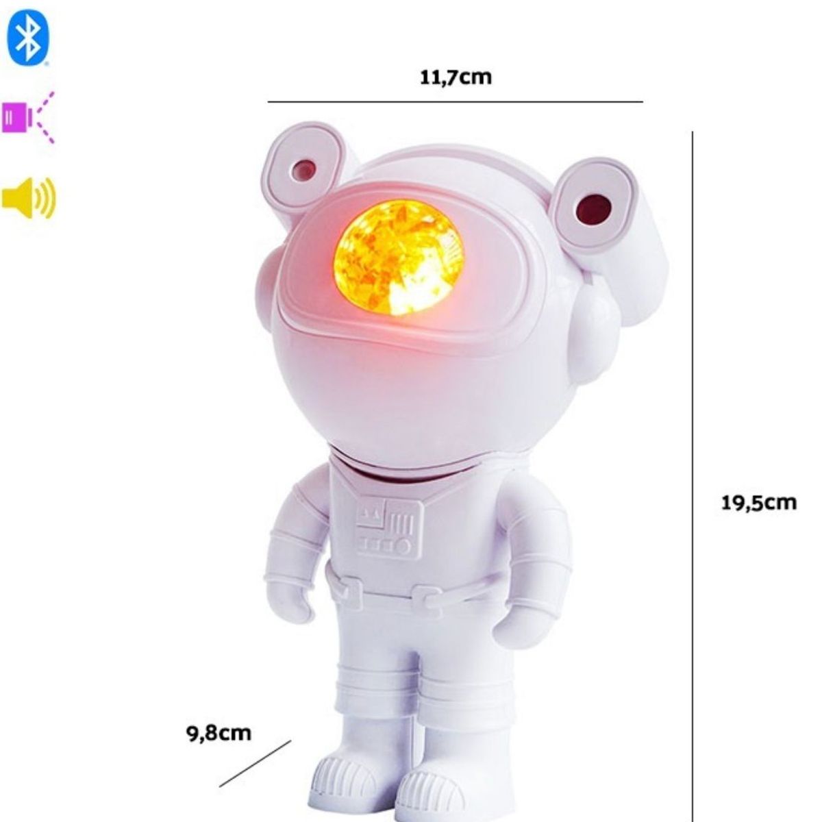 GENERICO - Lampara Proyector Astronauta De Galaxia Luz Led rgb-premium