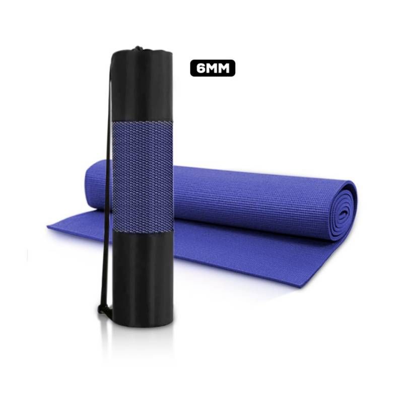 GENERICO - Mat yoga & pilates - 6 mm - azul
