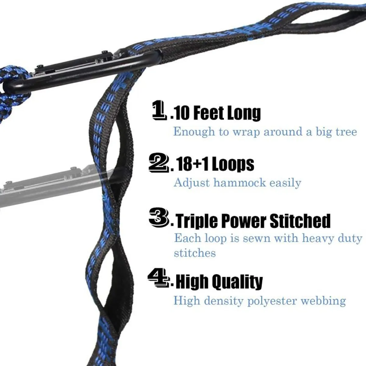 EVERSO - Hamaca Portátil Camping Mosquitero Trekking Hasta 300 Kg