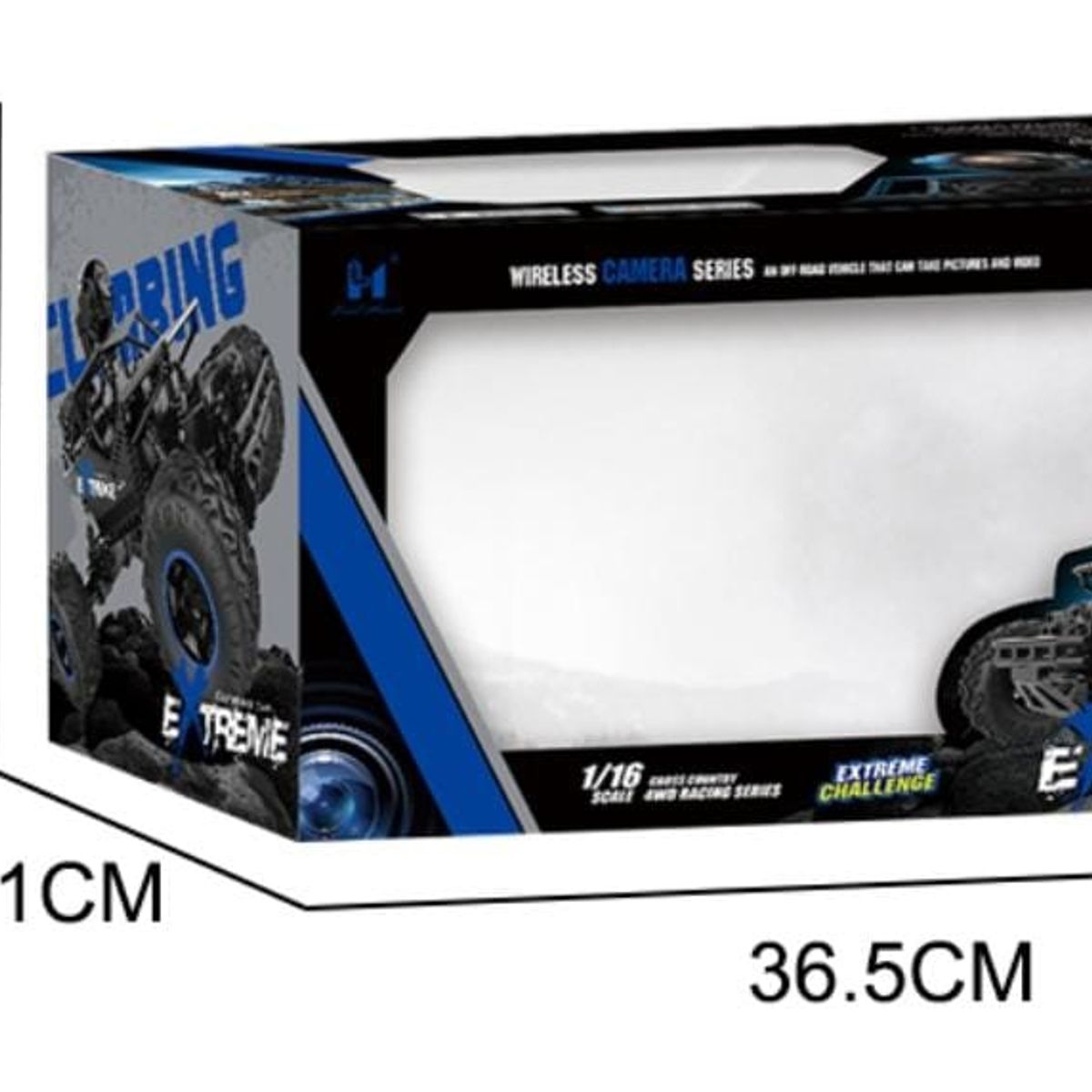 GENERICO - Auto 4x4 Control Remoto con Cámara Big Foot Monster