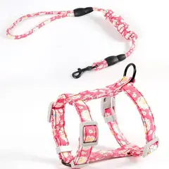 MARBEN PETS - Arnés para Gatos tipo H Color Rosa Talla S