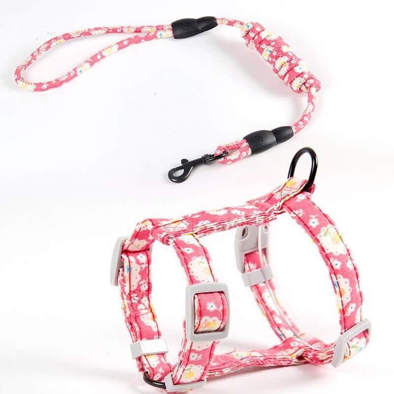 MARBEN PETS - Arnés para Gatos tipo H Color Rosa Talla M