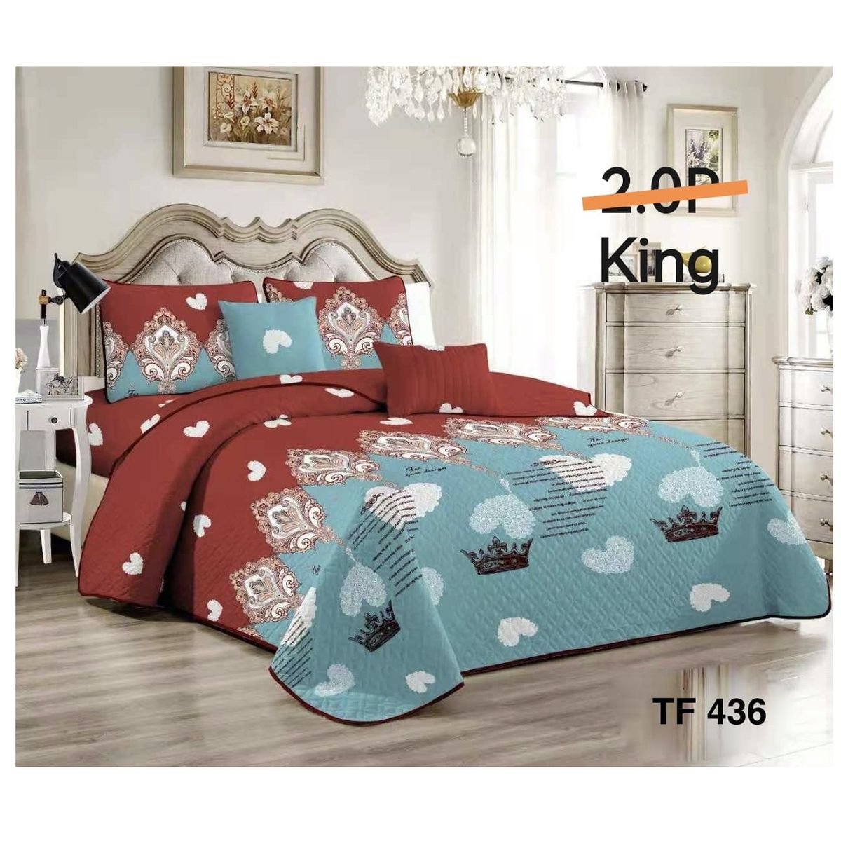 GENERICO - cubrecamas  quilt verano king 250X270