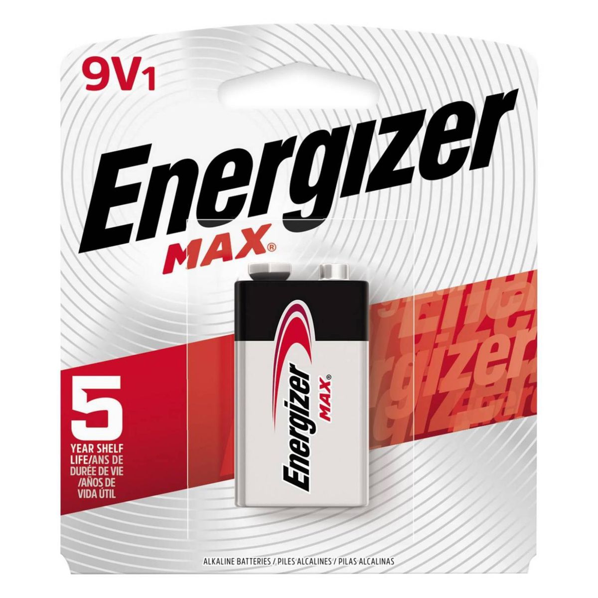 ENERGIZER - Pila Bateria 9V Alcalina Max Energizer