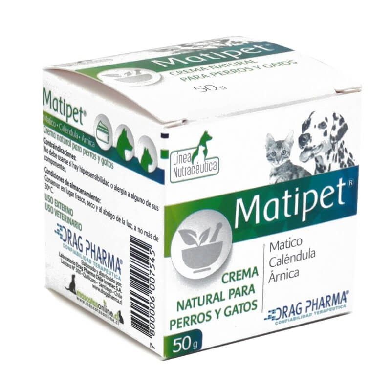 DRAG PHARMA - Matipet Crema Cicatrizante para Perros y Gatos