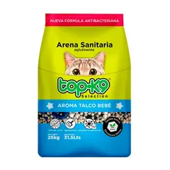 GENERICO - Top-K9 Arena Sanitaria Talco de Bebe 25 kg
