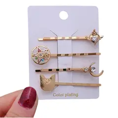 GENERICO - Set Pinches horquillas pinzas para el cabello Sailor moon