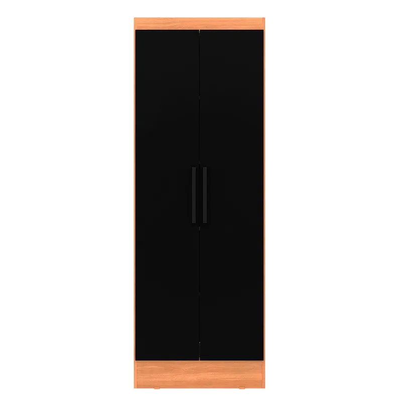 ROCA - Clóset Ámbar 2 Puertas Roca Negro-Canela
