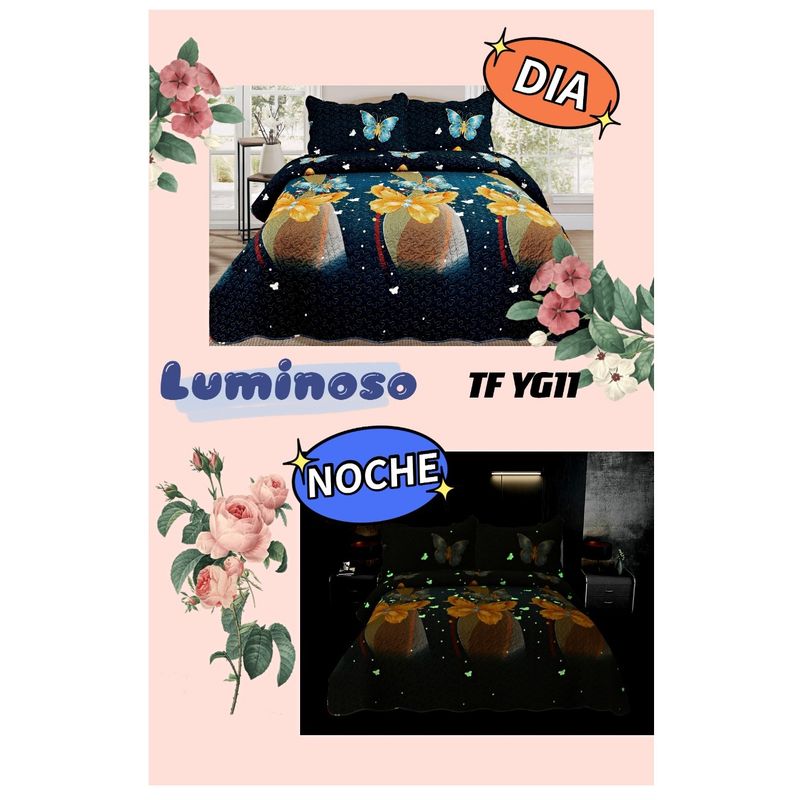 GENERICO - Cubrecama luminoso 2p 230x250