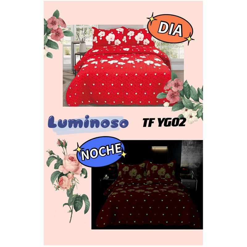 GENERICO - Cubrecama luminoso 2p 230x250