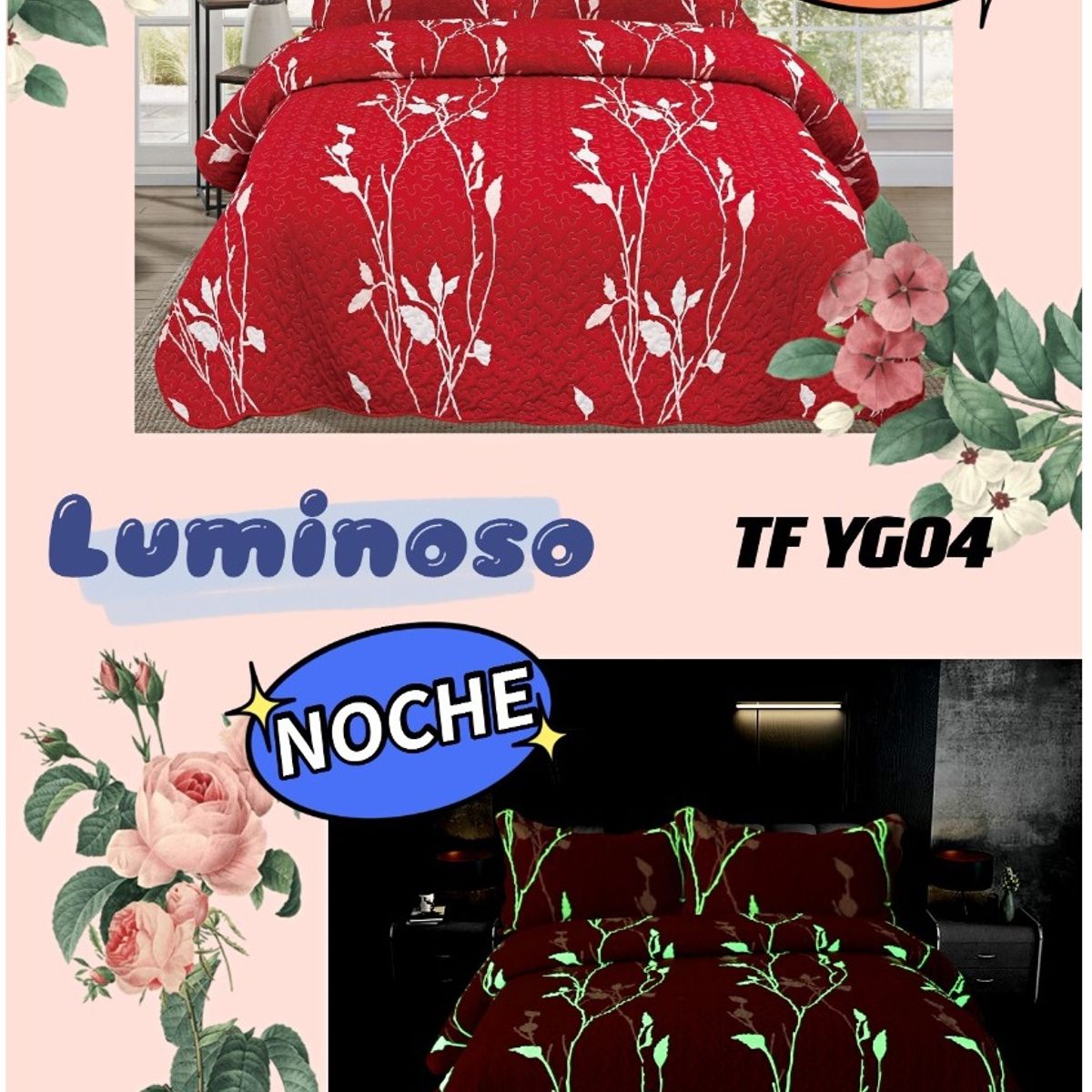 GENERICO - Cubrecama luminoso 2p 230x250