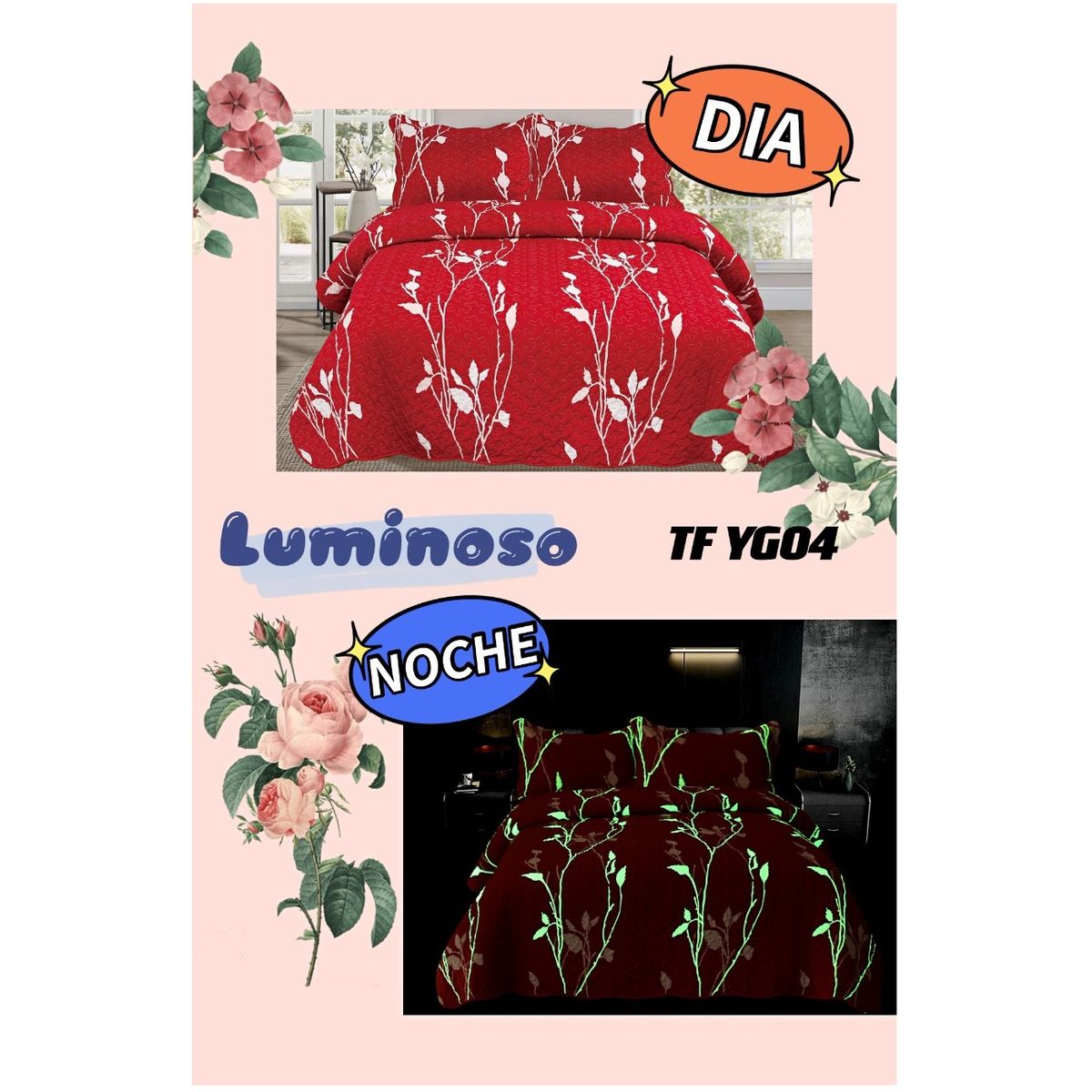 GENERICO - Cubrecama luminoso 2p 230x250