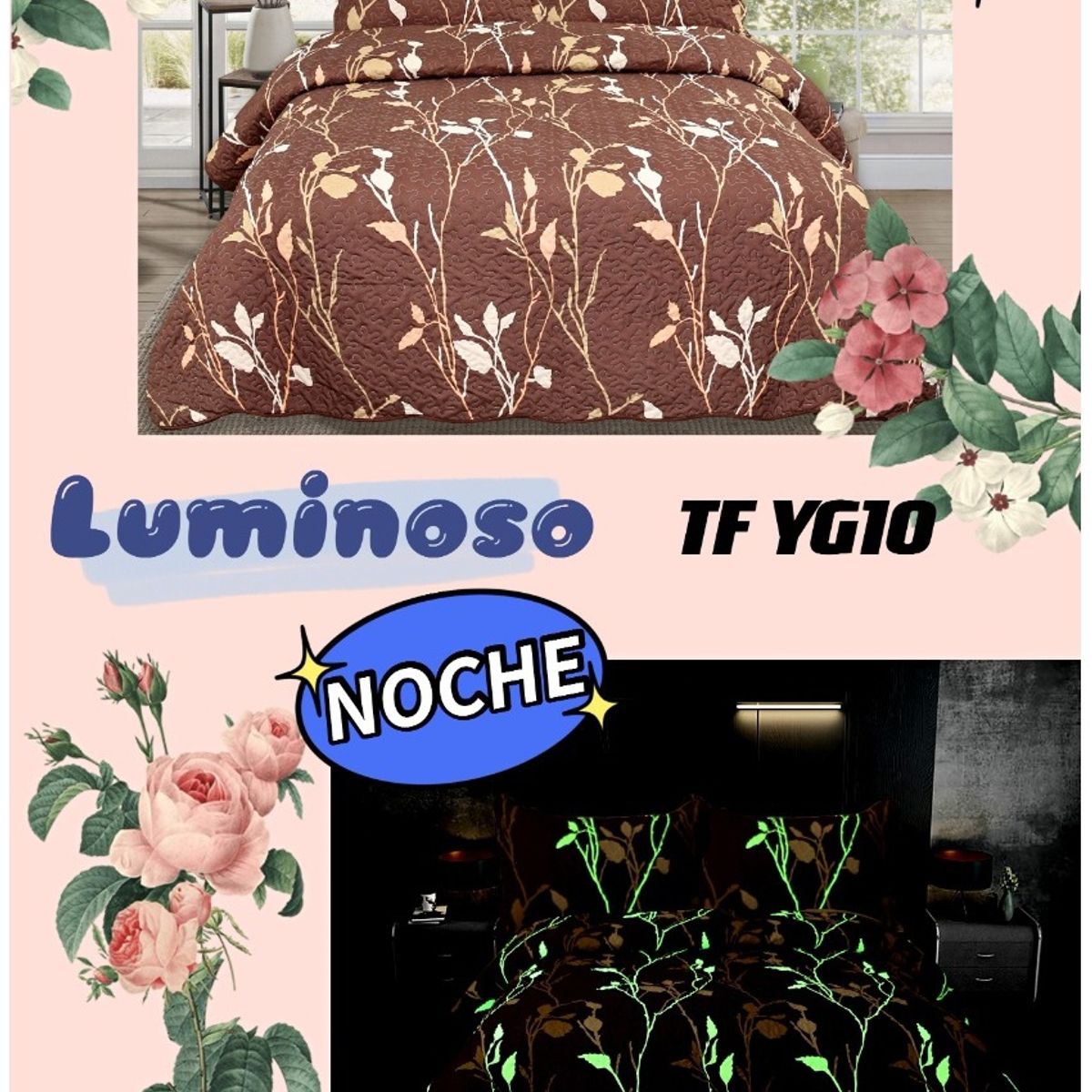 GENERICO - Cubrecama luminoso 2p 230x250