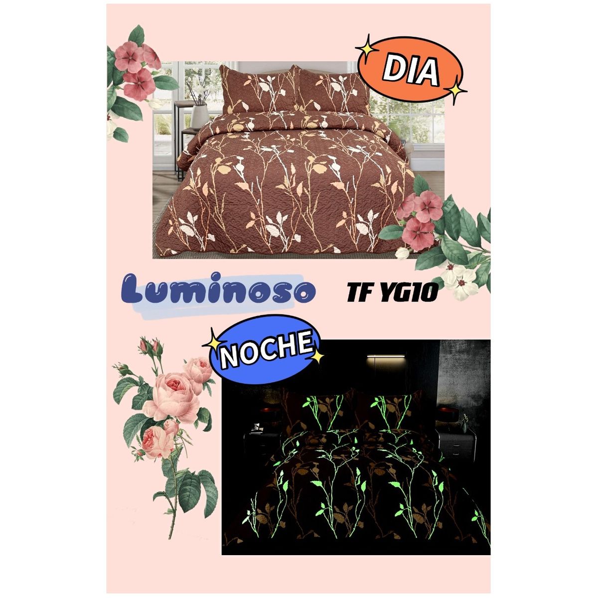 GENERICO - Cubrecama luminoso 2p 230x250