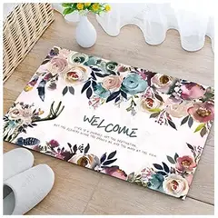 COMPRAPO - Alfombra Absorbente de Agua Baño Lavable Antideslizante Mod Welcome