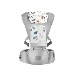 LUBABYCAS - Portabebé Ergonomico 6 En 1 Gris By